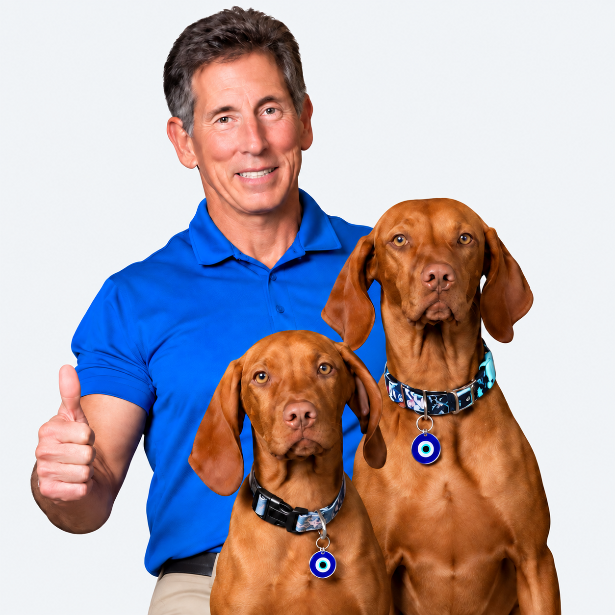 Gary Rome with Daisy and Wynn